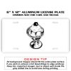 6 X 12 Full Size Aluminum License Plate for Cars and Trucks  Thumbnail