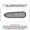 6 X 12 Full Size Aluminum License Plate for Cars and Trucks  Thumbnail