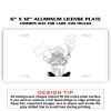 6 X 12 Full Size Aluminum License Plate for Cars and Trucks  Thumbnail