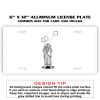 6 X 12 Full Size Aluminum License Plate for Cars and Trucks  Thumbnail