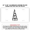 6 X 12 Full Size Aluminum License Plate for Cars and Trucks  Thumbnail