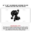 6 X 12 Full Size Aluminum License Plate for Cars and Trucks  Thumbnail