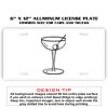 6 X 12 Full Size Aluminum License Plate for Cars and Trucks  Thumbnail