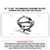 6 X 12 Full Size Aluminum License Plate for Cars and Trucks  Thumbnail