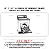 6 X 12 Full Size Aluminum License Plate for Cars and Trucks  Thumbnail
