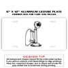 6 X 12 Full Size Aluminum License Plate for Cars and Trucks  Thumbnail