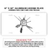 6 X 12 Full Size Aluminum License Plate for Cars and Trucks  Thumbnail