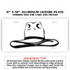 6 X 12 Full Size Aluminum License Plate for Cars and Trucks  Thumbnail