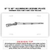 6 X 12 Full Size Aluminum License Plate for Cars and Trucks  Thumbnail