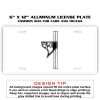 6 X 12 Full Size Aluminum License Plate for Cars and Trucks  Thumbnail