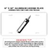 6 X 12 Full Size Aluminum License Plate for Cars and Trucks  Thumbnail