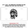 6 X 12 Full Size Aluminum License Plate for Cars and Trucks  Thumbnail