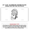 6 X 12 Full Size Aluminum License Plate for Cars and Trucks  Thumbnail