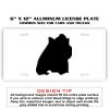 6 X 12 Full Size Aluminum License Plate for Cars and Trucks  Thumbnail