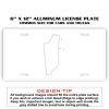 6 X 12 Full Size Aluminum License Plate for Cars and Trucks  Thumbnail