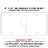 6 X 12 Full Size Aluminum License Plate for Cars and Trucks  Thumbnail