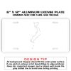 6 X 12 Full Size Aluminum License Plate for Cars and Trucks  Thumbnail