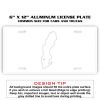 6 X 12 Full Size Aluminum License Plate for Cars and Trucks  Thumbnail