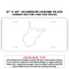 6 X 12 Full Size Aluminum License Plate for Cars and Trucks  Thumbnail