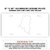 6 X 12 Full Size Aluminum License Plate for Cars and Trucks  Thumbnail