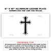 6 X 12 Full Size Aluminum License Plate for Cars and Trucks  Thumbnail