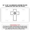 6 X 12 Full Size Aluminum License Plate for Cars and Trucks  Thumbnail