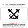 6 X 12 Full Size Aluminum License Plate for Cars and Trucks  Thumbnail