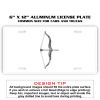 6 X 12 Full Size Aluminum License Plate for Cars and Trucks  Thumbnail