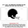 6 X 12 Full Size Aluminum License Plate for Cars and Trucks  Thumbnail
