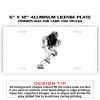 6 X 12 Full Size Aluminum License Plate for Cars and Trucks  Thumbnail