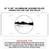 6 X 12 Full Size Aluminum License Plate for Cars and Trucks  Thumbnail
