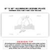 6 X 12 Full Size Aluminum License Plate for Cars and Trucks  Thumbnail
