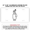 6 X 12 Full Size Aluminum License Plate for Cars and Trucks  Thumbnail