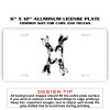 6 X 12 Full Size Aluminum License Plate for Cars and Trucks  Thumbnail