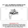 6 X 12 Full Size Aluminum License Plate for Cars and Trucks  Thumbnail
