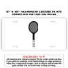 6 X 12 Full Size Aluminum License Plate for Cars and Trucks  Thumbnail