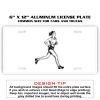 6 X 12 Full Size Aluminum License Plate for Cars and Trucks  Thumbnail