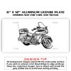 6 X 12 Full Size Aluminum License Plate for Cars and Trucks  Thumbnail