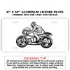 6 X 12 Full Size Aluminum License Plate for Cars and Trucks  Thumbnail