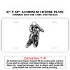 6 X 12 Full Size Aluminum License Plate for Cars and Trucks  Thumbnail