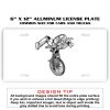 6 X 12 Full Size Aluminum License Plate for Cars and Trucks  Thumbnail