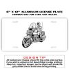 6 X 12 Full Size Aluminum License Plate for Cars and Trucks  Thumbnail