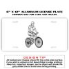 6 X 12 Full Size Aluminum License Plate for Cars and Trucks  Thumbnail
