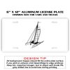 6 X 12 Full Size Aluminum License Plate for Cars and Trucks  Thumbnail