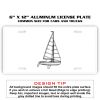 6 X 12 Full Size Aluminum License Plate for Cars and Trucks  Thumbnail