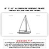 6 X 12 Full Size Aluminum License Plate for Cars and Trucks  Thumbnail