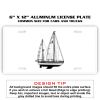 6 X 12 Full Size Aluminum License Plate for Cars and Trucks  Thumbnail
