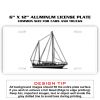 6 X 12 Full Size Aluminum License Plate for Cars and Trucks  Thumbnail
