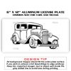 6 X 12 Full Size Aluminum License Plate for Cars and Trucks  Thumbnail
