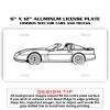 6 X 12 Full Size Aluminum License Plate for Cars and Trucks  Thumbnail